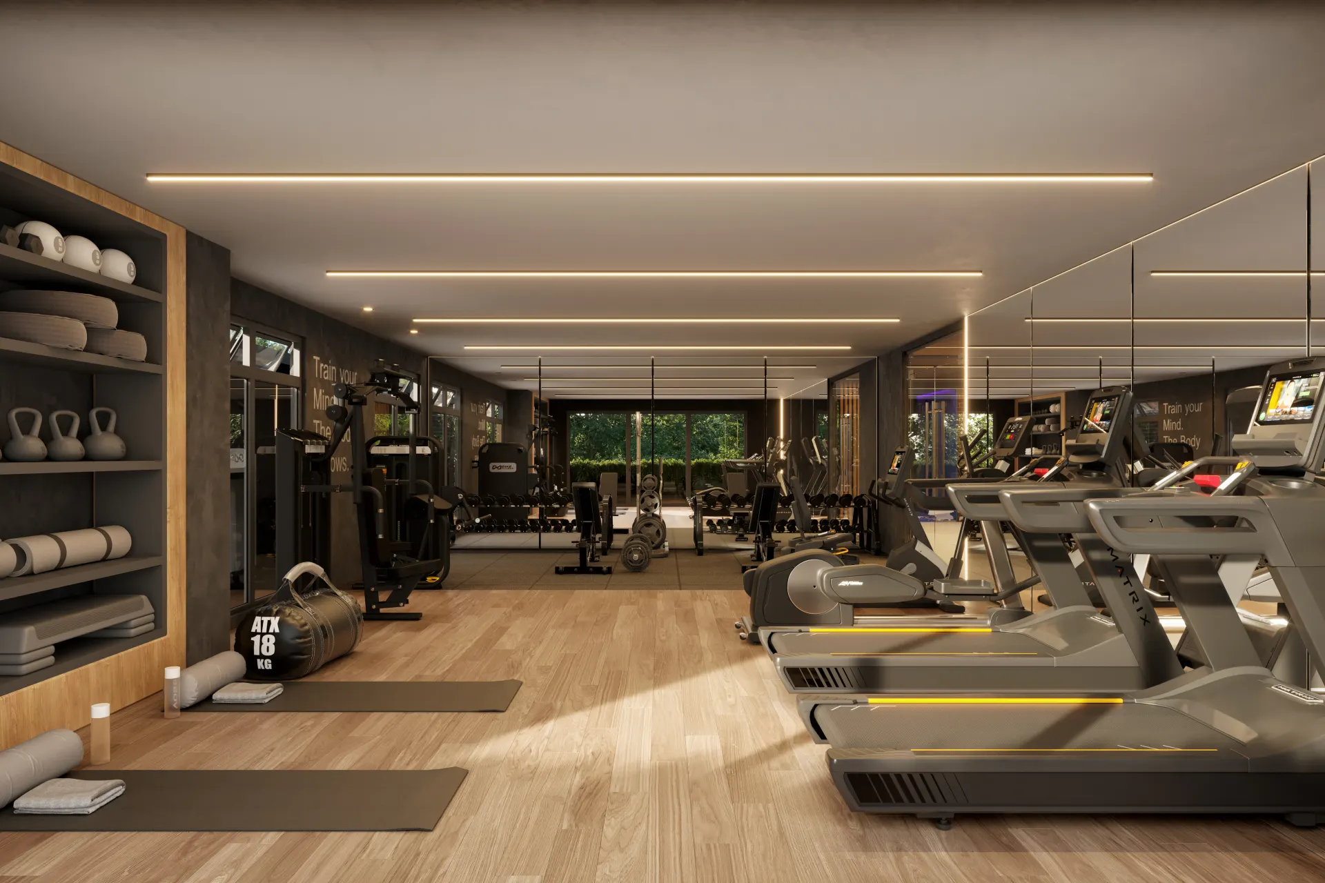 Gimnasio equipado de Torres Alta Vista